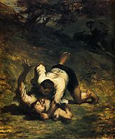 The Thieves and the Donkey, 1860, daumier