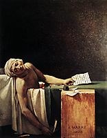 The Death of Marat, 1793, david