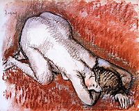 Kneeling Nude, c.1888, degas
