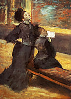 Visit to a Museum, 1880, degas