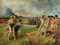 Young Spartans Exercising, 1860, degas