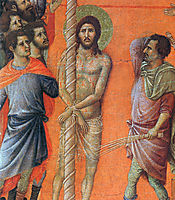 Flagellation of Christ (Fragment), 1311, duccio