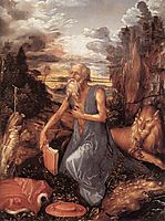 Saint Jerome in the Wilderness, 1495, durer