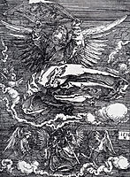 Sudarium Spread Out By An Angel, 1516, durer