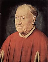 Portrait of Cardinal Albergati , eyck