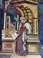 Music, Playing the Organ, fabriano