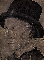 Portrait of Man with hat, 1475, fouquet