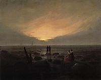 Moonrise by the Sea, 1821, friedrich
