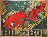 The poster Bilbol  , 1907, gallenkallela