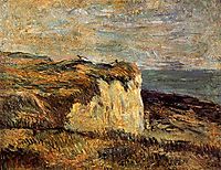 Cliff near Dieppe, 1885, gauguin