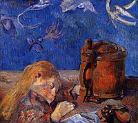 Clovis Gauguin asleep, 1884, gauguin
