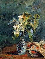 Lilac bouquet, 1885, gauguin