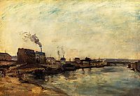 Port de Grenelle, 1875, gauguin