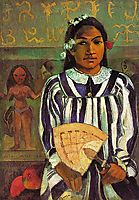 Tehamana has many parents (The Ancestors of Tehamana), 1893, gauguin