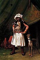 Bashi Bazouk and his Dog, 1865, gerome