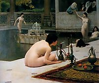 The Pipelighter or The Teaser of the Narghile, 1898, gerome