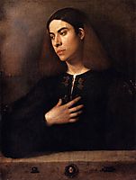 Portrait of a Youth (Antonio Broccardo), 1500, giorgione
