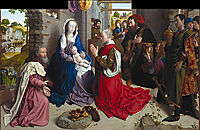 The Adoration of the Kings (Monforte Altar), c.1470, goes