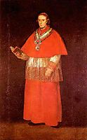 Cardinal Luis Maria de Borbon y Vallabriga, goya
