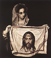 St Veronica with the Sudary, 1579, greco