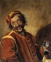 Peeckelhaering (The Jolly Reveller) , 1643, hals