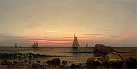 Sailing off the Coast, 1869, heade