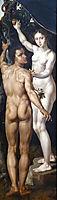 Adam and Eve, c.1550, heemskerck