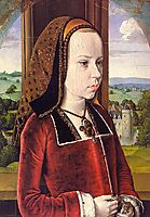 Portrait of Margaret of Austria (Portrait of a Young Princess), c.1491, hey