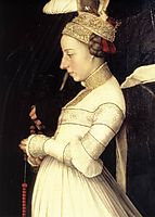 Darmstadt Madonna, detail 3, 1526-1528, holbein