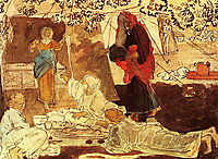 Three pilgrim announce Abraham the birth of Isaac, ivanov