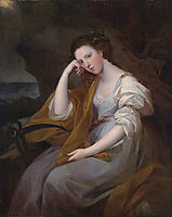 Portrait of Louisa Leveson Gower as Spes (Goddess of Hope) , 1767, kauffman