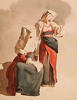 Italian Peasant Girls , 1834, kiprensky