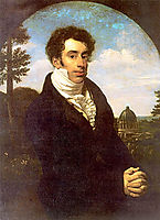 Portrait of the Prince Aleksandr Mikhailovich Golitsyn, 1819, kiprensky
