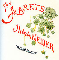Months of year book cover, 1890, kittelsen