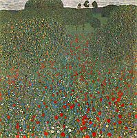 Poppy Field, 1907, klimt