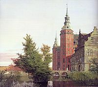 Frederiksborg Castle Seen from the Northwest, 1836, kobke