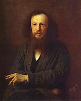 Portrait of Dmitry Mendeleyev, 1878, kramskoy