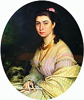 Portrait of a Woman, 1867, kramskoy