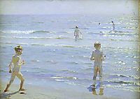 Boys Bathing, 1892, kroyer