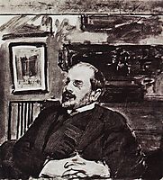 Alexander Benois, 1911, kustodiev