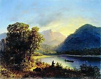 Mountain lake, 1852, lagorio
