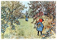 The Apple Harvest, 1903, larsson