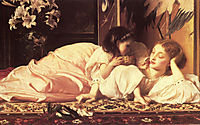 Mother and Child, 1865, leighton