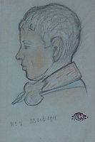 Profile of a Young Boy, 1911, lemmen