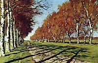 Big road. Sunny autumn day., 1897, levitan