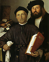 Portrait of Giovanni Agostino della Torre and his son Niccolò, 1515, lotto