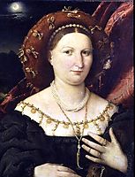 Portrait of Lucina Brembati, 1523, lotto