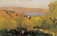 Landscape of Sounio, lytras