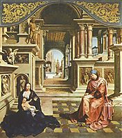 Saint Luke painting the Virgin, c.1520, mabuse