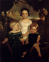 The Bromley Children, 1843, madoxbrown